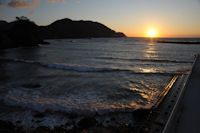 平成22年大みそかの夕日 平成22年大みそかの夕日