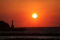 夕日 夕日