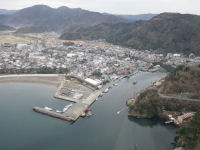上空からの松崎地区