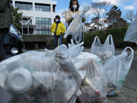 松崎町職員組合清掃作業 松崎町職員組合清掃作業