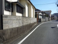 ブロック塀 ブロック塀