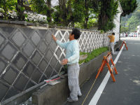 中瀬邸なまこ壁修繕