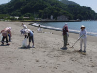 松崎海岸清掃