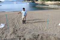 アカウミガメ産卵