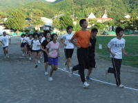 市町駅伝松崎町チームの練習日