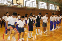 松崎中学生との交流会