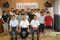 安曇地区表敬訪問