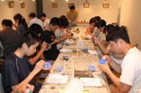 光る泥だんご制作体験