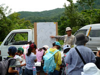 「棚田百笑くらぶ」で7月の活動“棚田の秘密探検！”