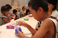 光る泥だんご制作体験 光る泥だんご制作体験