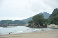 今日の松崎海水浴場 今日の松崎海水浴場