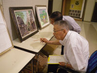 漆喰鏝絵コンクール審査会 漆喰鏝絵コンクール審査会