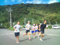 静岡県市町対抗駅伝の松崎町チーム第2回記録会 静岡県市町対抗駅伝の松崎町チーム第2回記録会