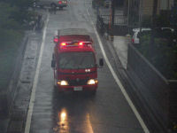 松崎町消防団台風15号警戒 松崎町消防団台風15号警戒