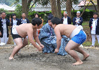 秋祭り奉納相撲