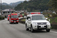 秋季火災予防広報パレード