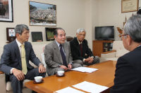 町長へ研究報告