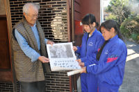 松崎中学校自主制作カレンダー配布 松崎中学校自主制作カレンダー配布