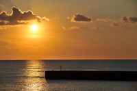 今日の夕日 今日の夕日