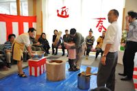 伊豆まつざき荘餅つき