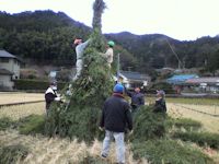 岩科松尾区才の神作り