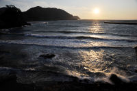 西風のふく外部海岸