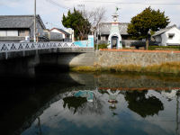 時計塔と那賀川