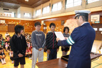 交通安全リーダー委嘱式