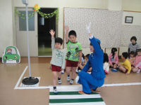 松崎幼稚園中川園交通教室
