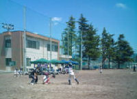 昨日のスポ小練習試合