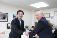 帯広市米沢市長表敬訪問