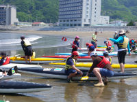 松崎海洋クラブでは入団式が行われました