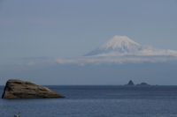 雲見海岸からの富士山
