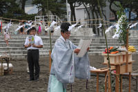 松崎海岸海上安全祈願式
