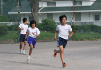 松崎中学校陸上部県大会