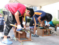 三聖塾「竹を使った楽器作り」