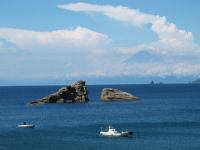 雲見海岸からの富士山