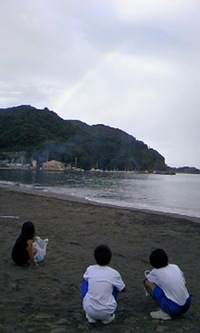 今朝の松崎海岸