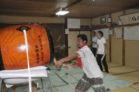 夏の松崎太鼓伏青会練習