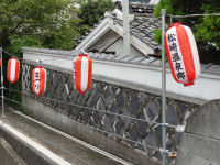 松崎地区夏まつりの準備