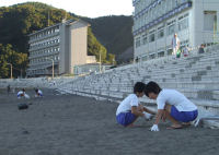 松崎海岸清掃