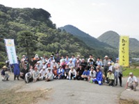 石部棚田草刈り片付け作業