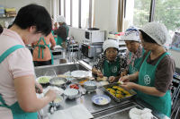 松崎町健康づくり食生活推進協議会料理の試作