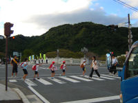 秋の交通安全週間街頭指導