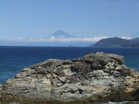 雲見と牛原山からの富士山