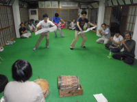 岩地地区秋祭り稽古はじめ