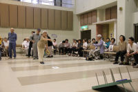 さんさん松崎の輪投げ大会