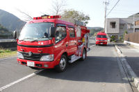 秋の火災予防運動広報パレード