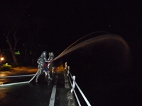 火災を想定した招集訓練