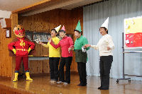 聖和保育園で食育の劇